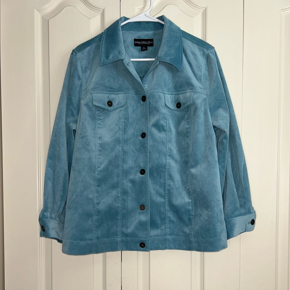 Monterey Bay Light Blue Corduroy Jacket